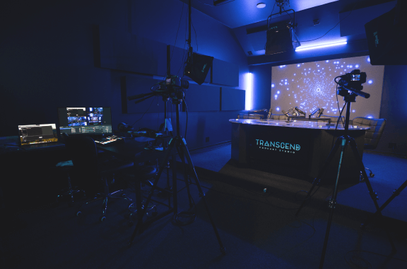 image of Transcend Podcast Studio interior